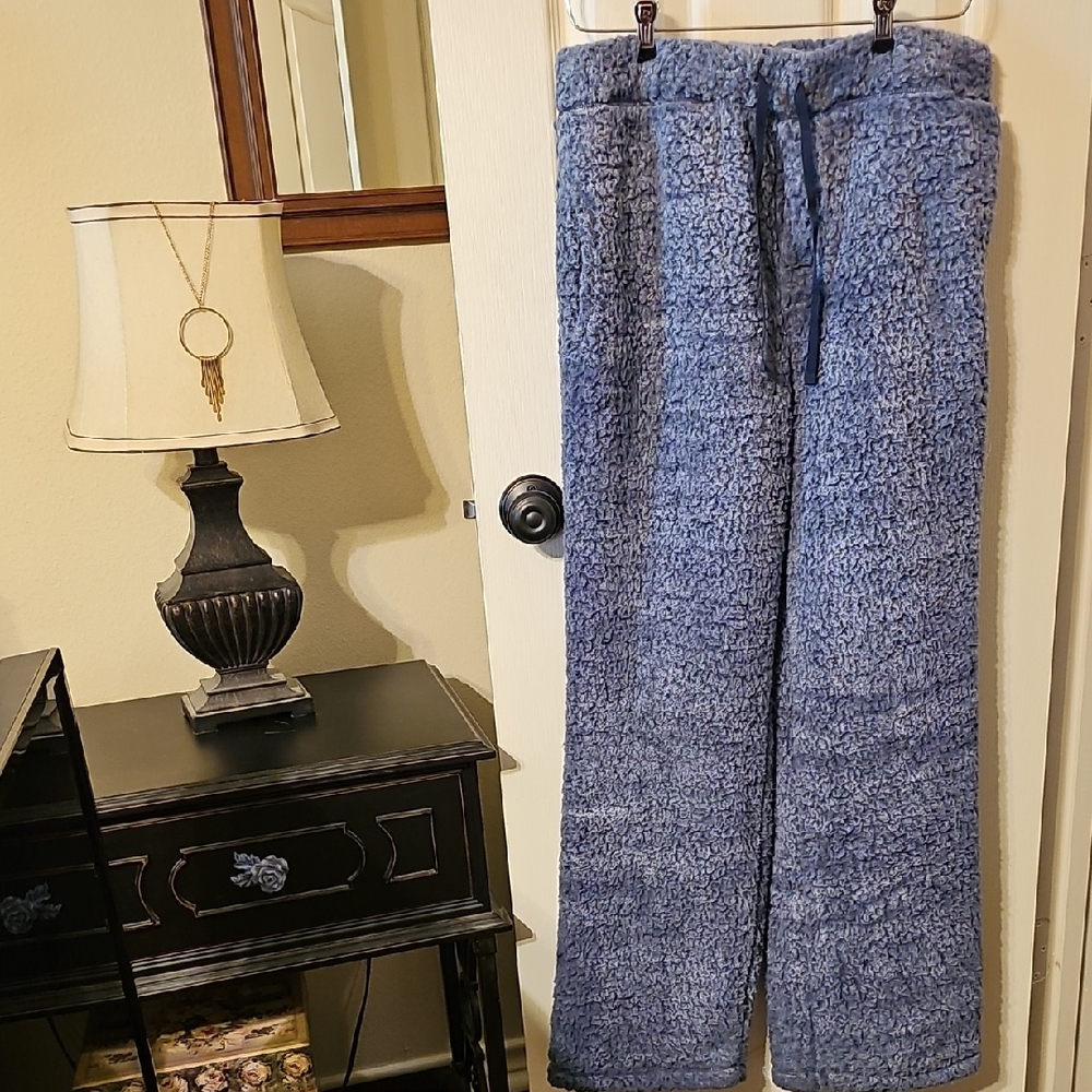 Cozy Blue Fleece Men's Pants